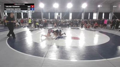 120 lbs Quarters - Rilynn Younker, Patton Trained vs Demetria Griffin, Beat The Streets Chicago