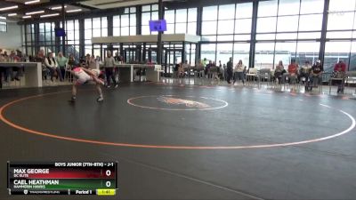 J-1 lbs Semifinal - Cael Heathman, Hammerin Hawks vs Max George, DC Elite