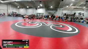 155 lbs Cons. Round 2 - Ianna Kimble, Lamar vs Riley Kapels, Lewis - Palmer