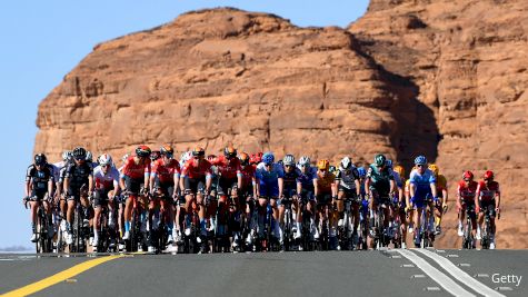 2022 Saudi Tour Stage 1 Sprint Finish And Winner's Interview