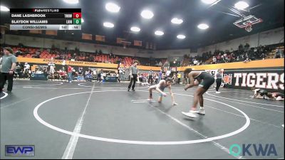 112 lbs Consolation - Dane Lashbrook, Timberwolves vs Slaydon Williams, Lions Wrestling Academy