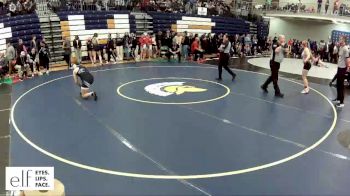 140 lbs. Semifinal - Ariel Biggs, Fort Osage vs Adia Hull, Willard