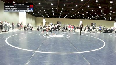 120 lbs Cons. Rd Of 16 - Jaden Merritt, Basement Brawlers vs Joshua Pudaite, Basement Brawlers