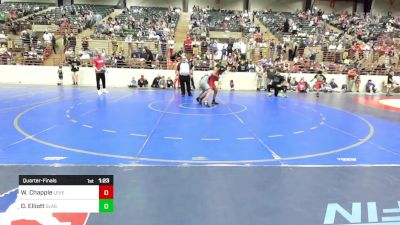 110 lbs Quarterfinal - William Chapple, Level Up Wrestling Center vs Ozzy Elliott, Glasgow Wrestling Academy