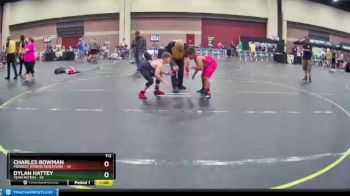112 lbs Round 5 (6 Team) - Dylan Hattey, Team Mitten vs Charles Bowman, Midwest Xtreme Wrestling