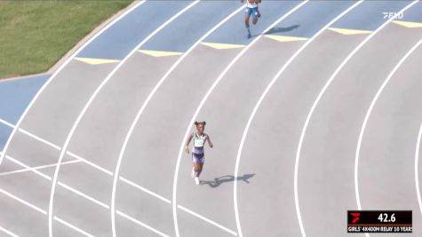 Youth Girls' 4x400m Relay, Semi-Finals 4 - Age 9-10