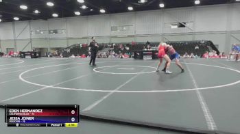 115 lbs Placement Matches (8 Team) - Eden Hernandez, California Blue vs Jessa Joiner, Missouri