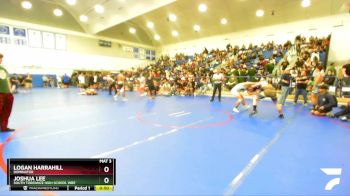 150 lbs Cons. Round 3 - Joshua Lee, South Torrance High School Wre vs Logan Harrahill, Dominator