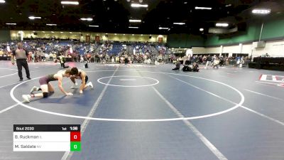 132 lbs Round Of 128 - Bradley Ruckman, IL vs Manuel Saldate, NV