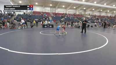 49 lbs 3rd Place Match - Barrett Mamalis, Green River Grapplers vs Dash Abbott, JWC