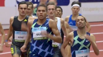 Elliot Giles World Top Three 3:35 Indoor 1500m Personal Best