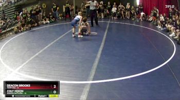 70 lbs Round 1 (6 Team) - Colt Mixon, Kansas Rattlers vs Deacon Brooks, Team USA