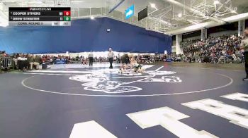 132 lbs Cons. Round 3 - Cooper Stivers, Washburn Rural vs Drew Streeter, Free State