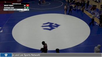 285 lbs Cons. Semi - Basheer Hadi, Marymount University vs Brody Perry, Wisconsin Eu Claire