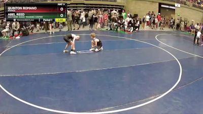 67 lbs Champ. Round 2 - Quinton Romano, Ravage vs Abel Reed, Southern Idaho Training Center