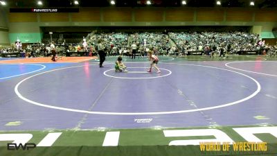 54 lbs Round Of 16 - Allana Smith, Florida Scorpions vs Remi Maldonado, Fallon Outlaws Wrestling Club