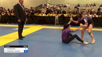 TALIA ANDERSON vs SABRINA MORENO LOURENCO 2023 World IBJJF Jiu-Jitsu No-Gi Championship