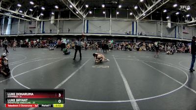 64 lbs Round 2 (10 Team) - Luke Bryant, Undisputed Wrestling vs Luke Donaruma, Doughboy