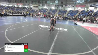 85 lbs Consi Of 16 #1 - Tyson Chacon, Timnath Cubs vs Angel Diaz, Hanover
