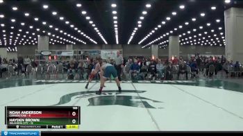 165 lbs Placement (4 Team) - Noah Anderson, Cornerstone vs Hayden Brown, Oklahoma City