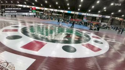 80 lbs 1st Place Match - Jackson Nicholas, Eastside United vs Aiden Garcia, Heights Wrestling Club