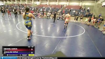 187 lbs Quarterfinal - Michael Garcia, CO vs Emmalina Axtle, CA