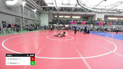 190 lbs Consi Of 16 #2 - Steven Rudnick, Canton vs Zaire Wallace, Norwich Free Academy