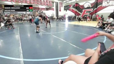 190 lbs Semifinal - Dallas Pasik, Norco vs Manuel Hernandez, Unattached
