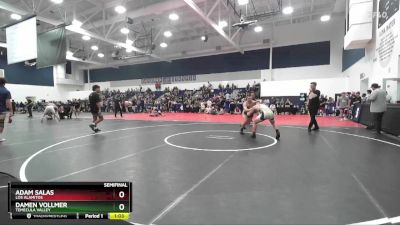 165 lbs Semifinal - Adam Salas, Los Alamitos vs Damen Vollmer, Temecula Valley