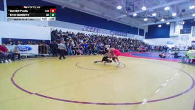 132 lbs Quarterfinal - Jayden Plata, Downey vs Erik Quintero, Lakeside