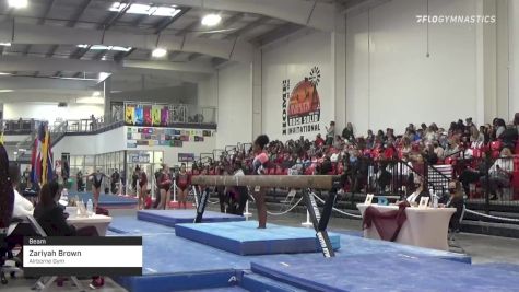 Zariyah Brown - Beam, Airborne Gym - 2021 Region 3 Women's Championships