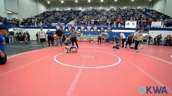 43 lbs Consi Of 8 #1 - Edwin Richardson, Choctaw Ironman Youth Wrestling vs River Johnson, Bridge Creek Youth Wrestling