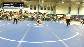 126 lbs Semifinal - Nathan Sayers, Xaverian vs Michael Morris, Haverhill