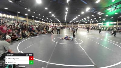 83 lbs Round Of 16 - Cash Mcclurg, Granite WC vs Brahnan Heidt, Unattached