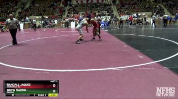 182 lbs Cons. Round 2 - Randall Jaquez, Homewood Hs vs Drew Martin, Pelham