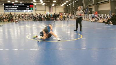 84 lbs Round 4 - 2:15pm Saturday - Yusef Elasfouri, Terps XPress vs Logan Ahlgren, Terps Xtreme