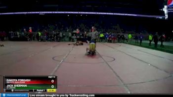 D2-130 lbs Cons. Round 1 - Dakota Forgash, Bay City John Glenn vs Jack Sherman, St Joseph