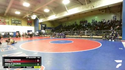 126 lbs Cons. Round 2 - Enzo Gonzalez, Montebello vs Nikolai Salinas, Vista Del Lago