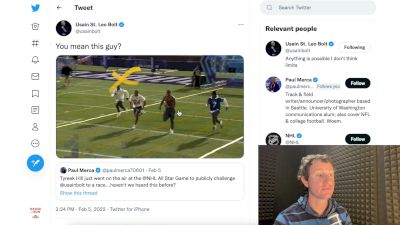 5. Bolt's Gold Medal Tweet, Mondo's Near Miss