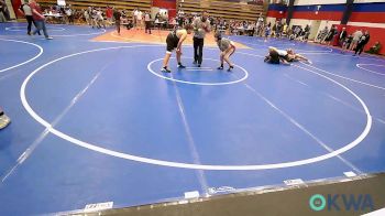 160-HWT lbs Rr Rnd 3 - Kayden Swanson, Barnsdall Youth Wrestling vs Cruz Castaneda, Dark Cloud Wrestling Club