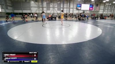 59 lbs Cons. Round 6 - Emily Frost, NY vs Joelle Scott, PA