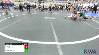 80 lbs Round Of 16 - Kase Frith, Duncan Demon Wrestling vs Meyer Kempf, Cowboy Wrestling Club