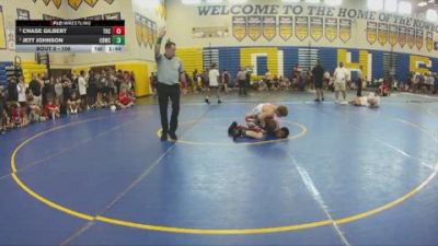 106 lbs 1st Place Match - Jett Johnson, Cocoa Beach WC vs Chase Gilbert, Lake Highland Prep