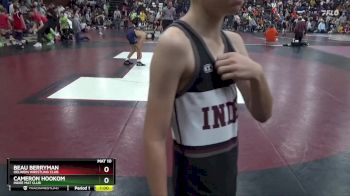 J-12 lbs Cons. Semi - Cameron Hookom, Indee Mat Club vs Beau Berryman, Oelwein Wrestling Club