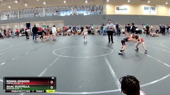 52 lbs Round 5 (6 Team) - Rowan Johnson, Capital City WC vs Isaac Guastella, Brawler Elite