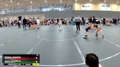 52 lbs Round 5 (6 Team) - Rowan Johnson, Capital City WC vs Isaac Guastella, Brawler Elite