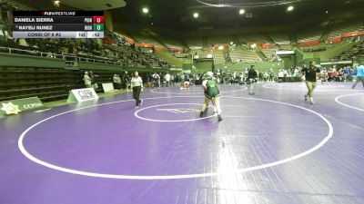 155 lbs Consi Of 8 #2 - Daniela Sierra, Pioneer Valley vs Nayeli Nunez, Highland (Bakersfield)