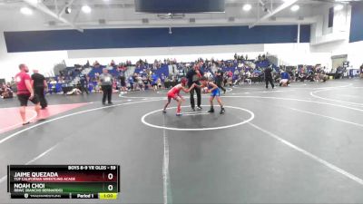 59 lbs Semifinal - Jaime Quezada, TUF California Wrestling Acade vs Noah Choi, RBWC (Rancho Bernardo)