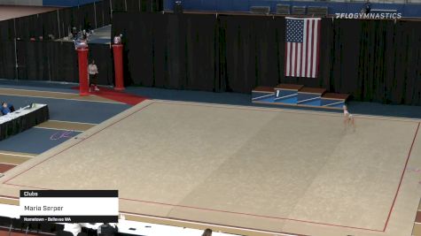 Maria Serper - Clubs - 2021 Rhythmic Elite Qualifier