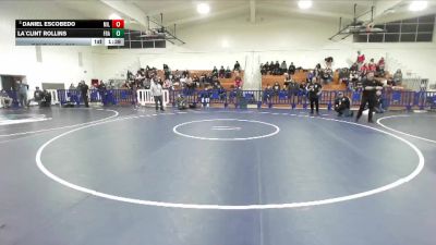 215 lbs Champ. Round 3 - Daniel Escobedo, Millikan vs La`Clint Rollins, Franklin